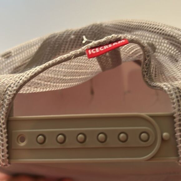 ICECREAM NEWYAK CITY ESSENTIAL HAT retro SnapBack, Grey, NWOT Paper intact - Picture 11 of 11